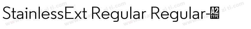StainlessExt Regular Regular字体转换
